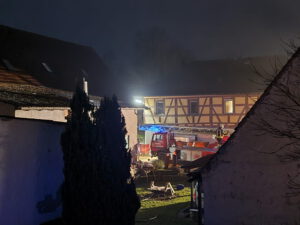Feuer in Dutendorf 14.01.2022